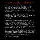 Personalized Transformation Coaching